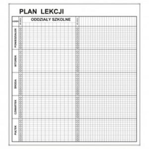 Tablica plan lekcji 80x92 - 2852650789