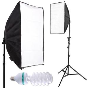 Lampa SOFTBOX wiata cigego typu Monohead 40x40cm, 85W, 230cm - 2847715590