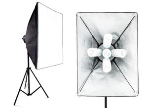 Lampa SOFTBOX wiata cigego typu FiveHead 60x90cm, 5x85W, 280cm - 2847715602