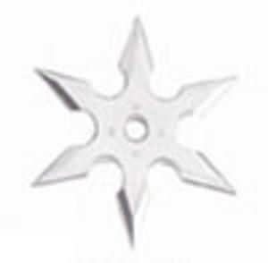 Gwiazdka Ninja Throwing Star 6Pt SS 4`` w/pouch - 2823477924