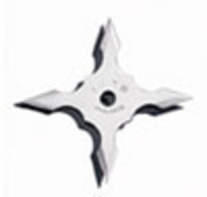 Ninja Star 4Pt SS 4`` w/pouch - 2847483840