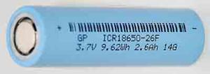 Akumulator Li-ion 18650 3,70V 2,6Ah GP ICR18650