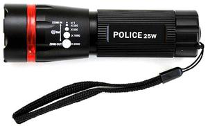 Latarka POLICE 25W LED 3xR03 policyjna wojskowe taktyczna - 2840690398
