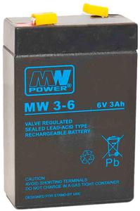 Akumulator elowy AGM MW 6V/3Ah - 2840690562