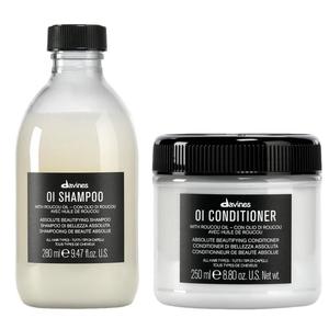 ZESTAW DAVINES OI: szampon + odywka - 2853184975