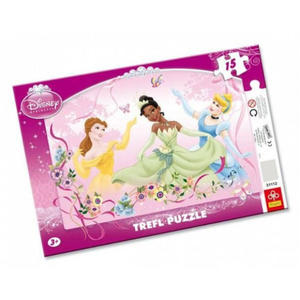 Puzzle 15 Ramkowe - Wiosenny Taniec / Disney Princess - 2726613322