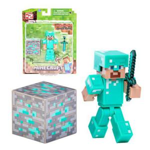 MINECRAFT Diamentowy Steve + akcesoria - 2726614470