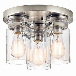 Lampa sufitowa Brinley srebrny - 2864237029