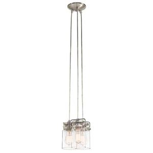 Lampa wiszca Brinley srebrna K3 - 2864237031