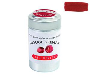 Naboje Jacques Herbin "Rouge Grenat" - 2859676053