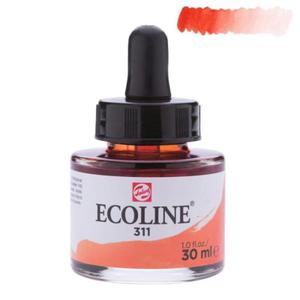 Farba akwarelowa w pynie z pipetk Talens ECOLINE - 30ml - 311 Vermillion - 2859676198