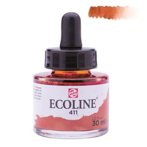 Farba akwarelowa w pynie z pipetk Talens ECOLINE - 30ml - 411 Burnt Sienna - 2859676203