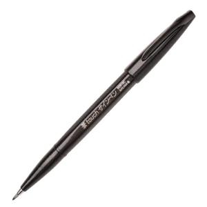 Flamaster Pentel Touch Brush Pen SES15 - czarny - 2859676306