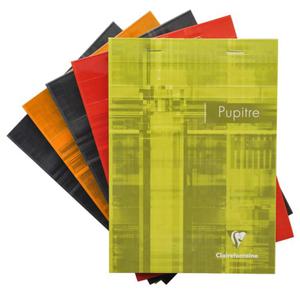 Notes, blok szyty Clairefontaine Pupitre 80 k. A5 kratka - 2859676386