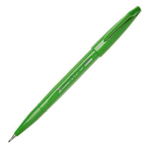 Flamaster Pentel Touch Brush Pen SES15 - zielony - 2859677163