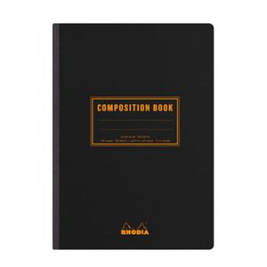 Notes Rhodia Composition Book A5 Black - kratka, zeszyt szyty - 2859677179