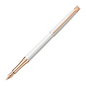 Piro wieczne CARAN d'ACHE Leman Slim White Rose Gold 18k. - 2859677904