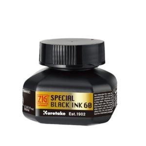 Tusz do rysunku i kaligrafii ZIG Cartoonist SUPER BLACK INK Kuretake - 60ml czarny - 2859678053