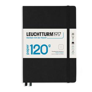 Notatnik Leuchtturm 1917 Medium A5 kropki BLACK 120g - czarny - 2862557314