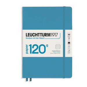 Notatnik Leuchtturm 1917 Medium A5 linie NORDIC BLUE 120g - jasny niebieski - 2862557318