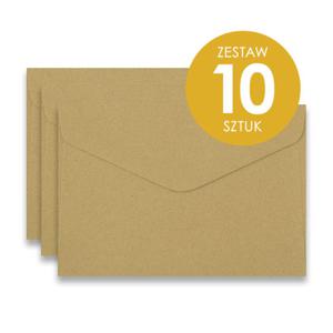 Koperta Galeria Papieru C5, 162x229mm, Kraft ciemnobeowy - 10 sztuk - 2863126894