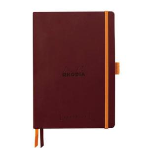 Notes Rhodia Boutique Rhodiarama Goalbook A5 Burgundy - kropki - 2865555037