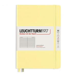 Notatnik Leuchtturm 1917 Medium A5 linie Smooth Colours VANILLA - waniliowy - 2865819515