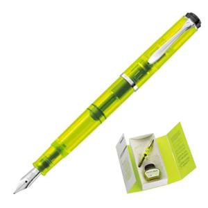 Zestaw prezentowy Pelikan piro wieczne M205 DUO HIGHLIGHTER Neon Yellow + atrament - 2865944663