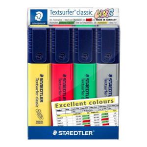 Zestaw zakrelaczy Staedtler Textsurfer excellent - 4 kol. - 2871340076