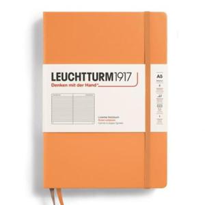 Notatnik Leuchtturm 1917 Medium A5 linie Re:combine your thoughts APRICOT - brzoskwiniowy - 2876587582