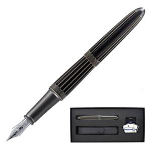Zestaw piro wieczne Diplomat Aero Oxyd Brass + etui i atrament - 2880354557