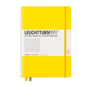 Notatnik Leuchtturm 1917 Medium A5 kratka LEMON - ty - 2822737579