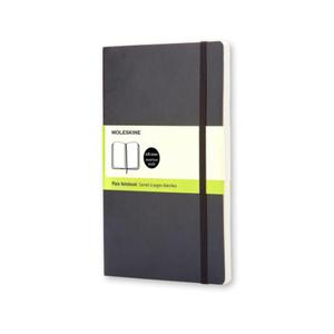 Notatnik, notes Moleskine Classic XL 19x25cm mikka okadka czarny gadki - 2822738353