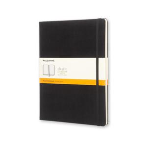 Notatnik, notes Moleskine Classic XL 19x25cm twarda okadka czarny linie - 2822738356