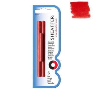 Naboje Sheaffer blister - czerwone - 2822735606