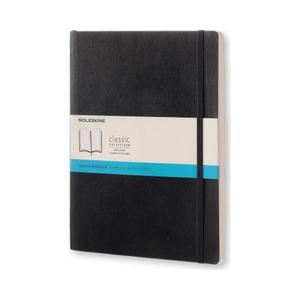 Notatnik, notes Moleskine Classic XL 19x25cm twarda okadka czarny kropki - 2822739202