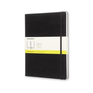 Notatnik, notes Moleskine Classic XL 19x25cm twarda okadka czarny gadki - 2822739203