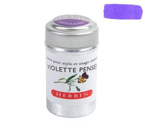 Naboje Jacques Herbin "Violette Pensee" - 2841283488