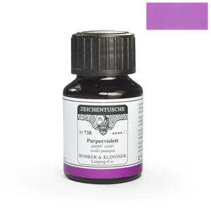 Tusz kaligraficzny rysunkowy Rohrer & Klingner 50ml - Purpurviolett - 2852790842