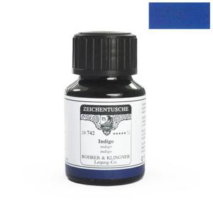 Tusz kaligraficzny rysunkowy Rohrer & Klingner 50ml - Indigo - 2852790845