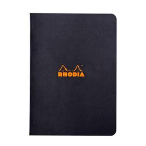 Notes Rhodia Classic Orange&Black A5 Black - linie, zeszyt szyty - 2859675494