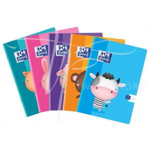 Zeszyt Kids OXFORD A5, 16k., linia podwjna niebieska - 2859675600