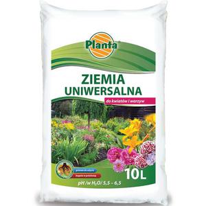 Ziemia UNIWERSALNA 10L pH 5,5 - 6,5 Planta - 2869940515