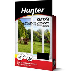 Moskitiera - siatka przeciw owadom 130x150cm czarna Hunter - 2873443100