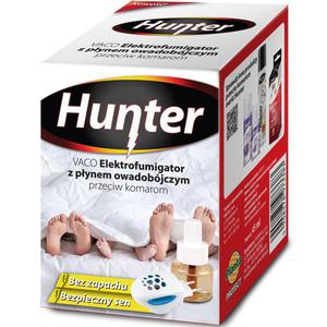 Elektrofumigator + pyn owadobjczy przeciwko komarom Hunter 45ml - 2869940706