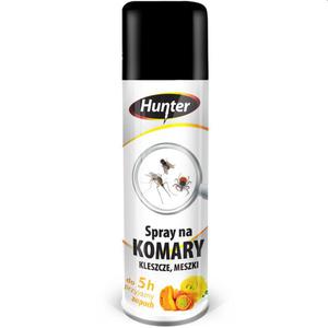 Spray na komary, kleszcze, meszki, aerozol Hunter 90ml - 2869941204