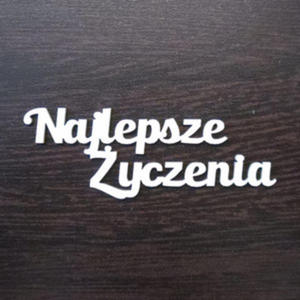 Napis najlepsze yczenia SK903