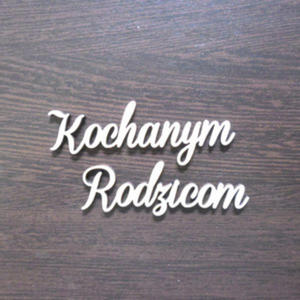 Napis Kochanym Rodzicom - ND248