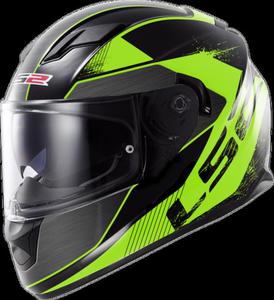 Kask Motocyklowy firmy LS2 model Stream Stinger / Black Fluo Green - 2827880914