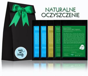 INTELLIGENT SKIN THERAPY PRO ZESTAW NATURALNE OCZYSZCZENIE - KOMPOZYCJA 5 MASEK NA EKO TKANINIE - 2842062979